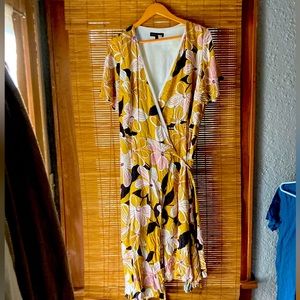 Breezy wrap around floral dress